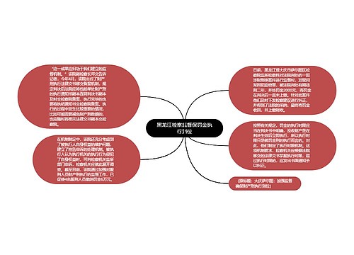 黑龙江检察监督保罚金执行到位