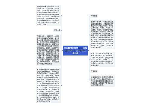 拿出精准的成果—— 河南省新县第二次土地调查工作纪略