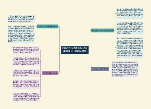 广西行政执法监督办法8月实施 执法出错将被问责