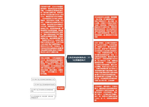 公务员考试时政热点：3·15过得像恐怖片