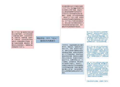 两会评论：三个“1亿人”蕴含巨大内需潜力