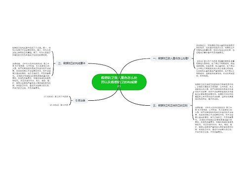 假想防卫致人重伤怎么处罚以及假想防卫的构成要件