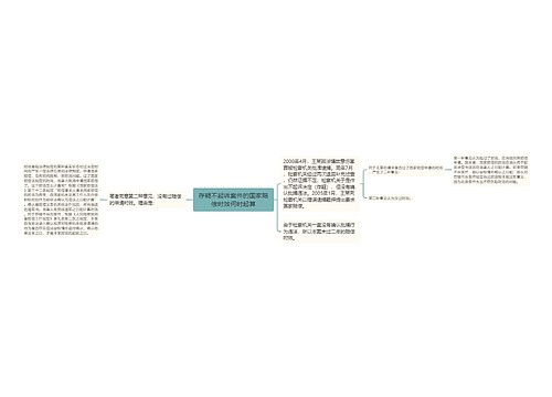 存疑不起诉案件的国家赔偿时效何时起算