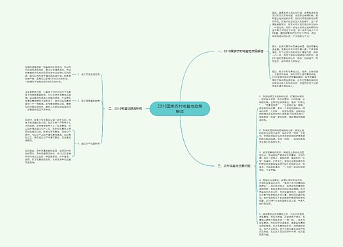 2018国家农村宅基地政策解读