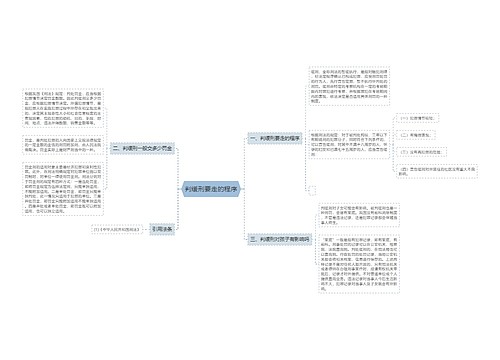 判缓刑要走的程序