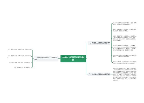 未成年人犯罪不适用的刑种