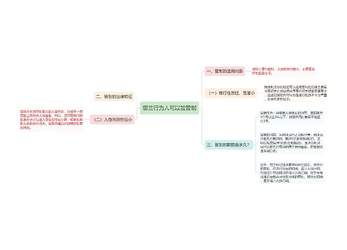 哪些行为人可以被管制