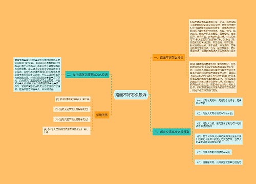 路面不好怎么投诉