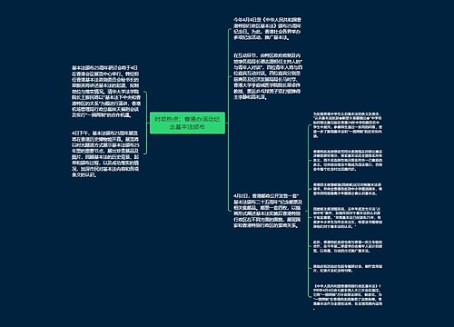 时政热点：香港办活动纪念基本法颁布