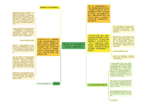 精神病人杀人被撤案释放后再杀2人警察被免刑