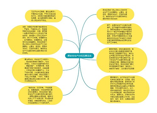 把安全生产责任压紧压实