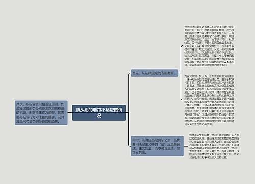 胁从犯的刑罚不适应的情况