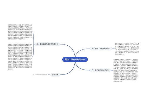 重伤二级判缓刑的条件