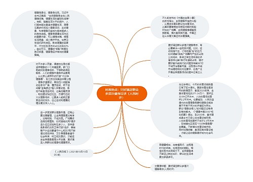 时政热点：更好满足群众多层次健身需求（人民时评）