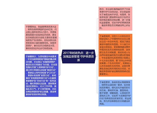 2017年时政热点：进一步加强监督管理 守护草原资源