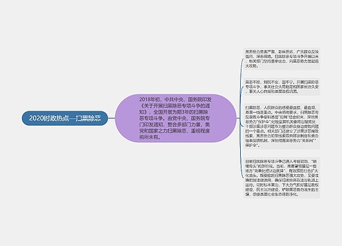 2020时政热点—扫黑除恶