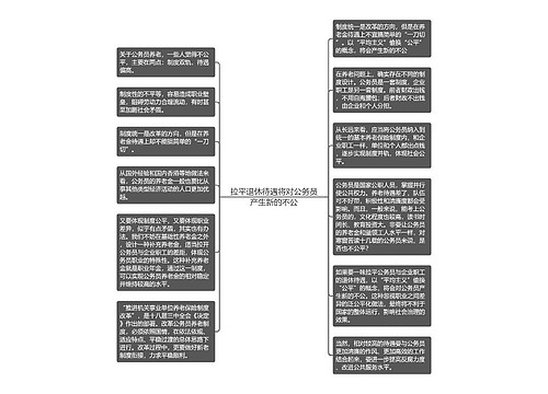 拉平退休待遇将对公务员产生新的不公