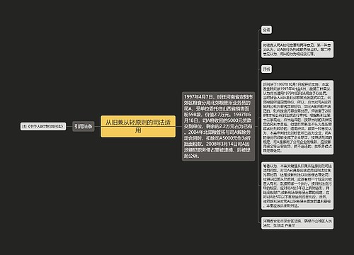 从旧兼从轻原则的司法适用