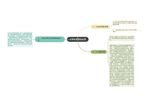 大学生犯罪的后果