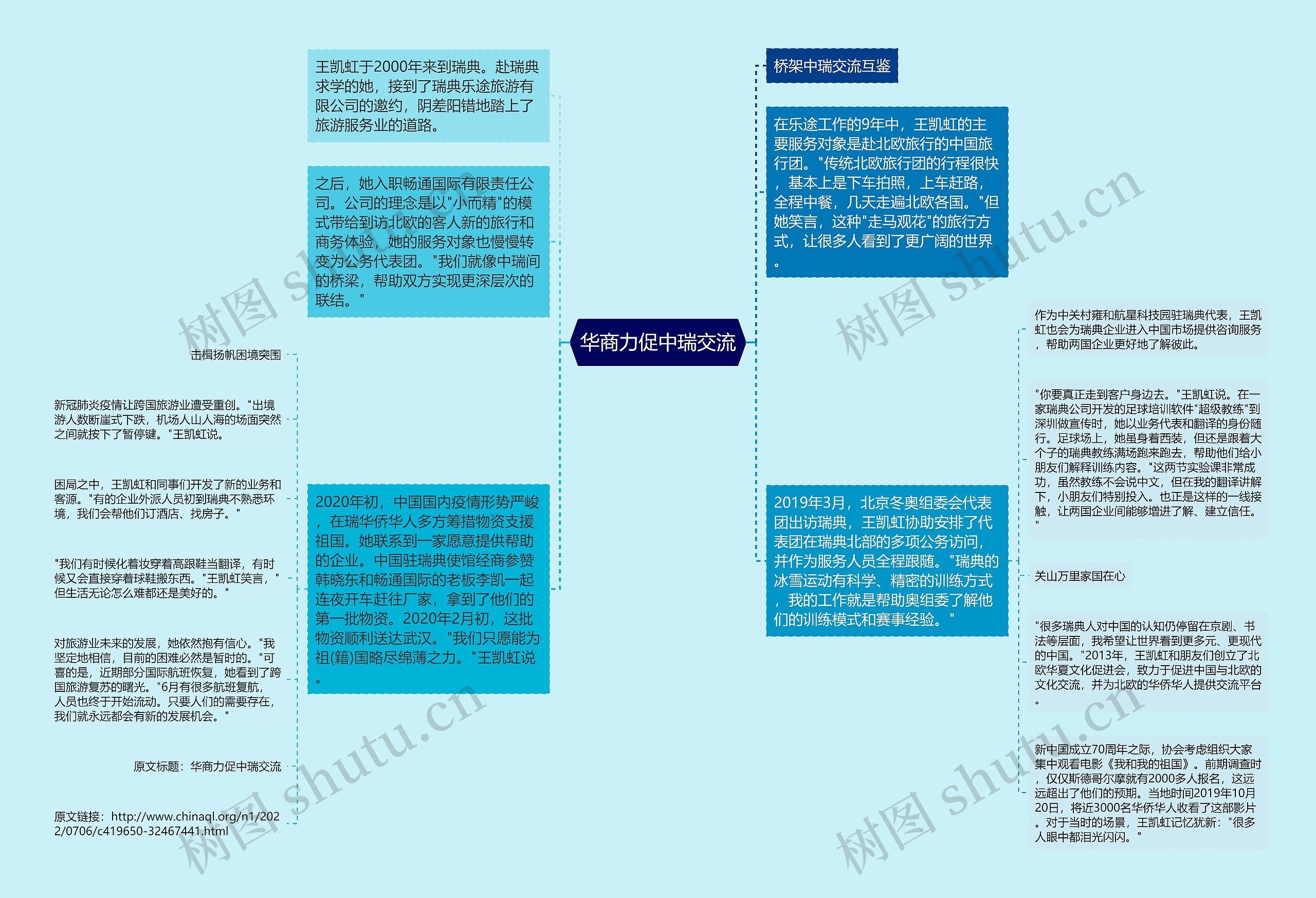 华商力促中瑞交流思维导图