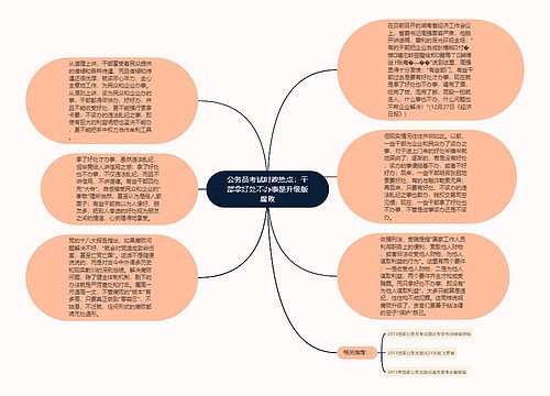 公务员考试时政热点：干部拿好处不办事是升级版腐败