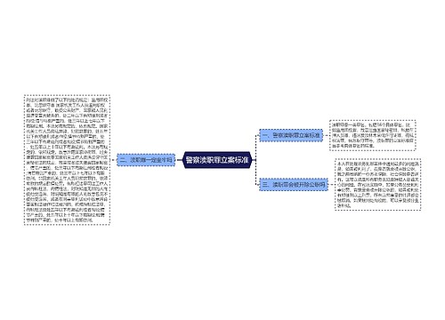 警察渎职罪立案标准