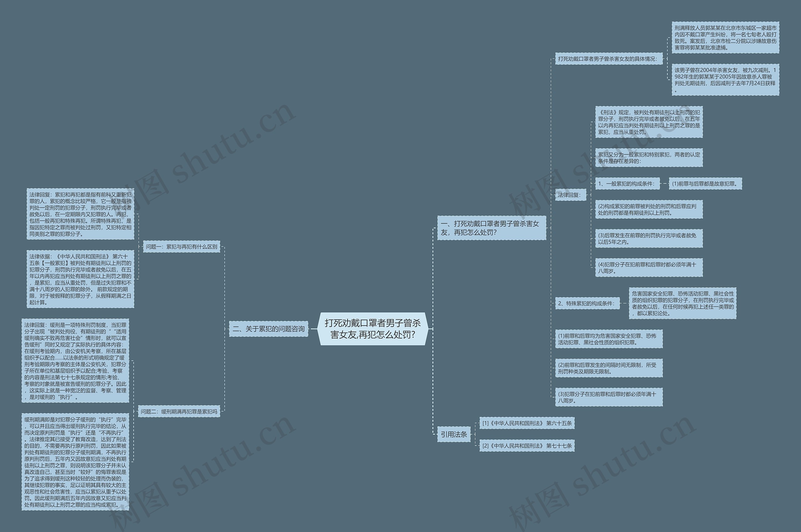 打死劝戴口罩者男子曾杀害女友,再犯怎么处罚? 打死劝戴口罩者男子曾杀害女友,再犯怎么处罚?