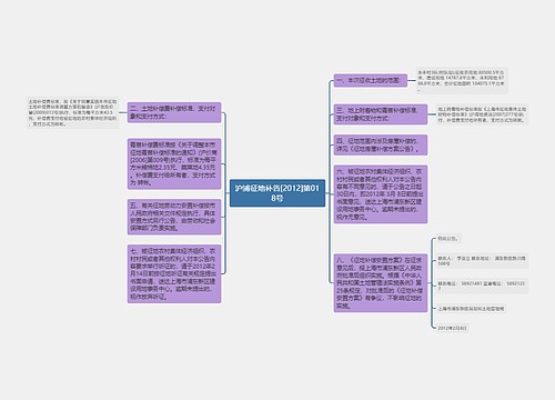 沪浦征地补告[2012]第018号