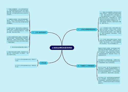 上诉的法律程序是怎样的