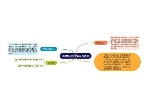 李某挪用资金罪是否共犯