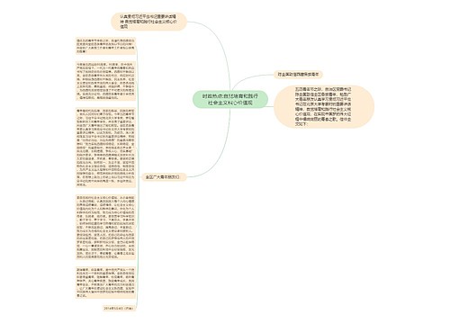 时政热点:自觉培育和践行社会主义核心价值观