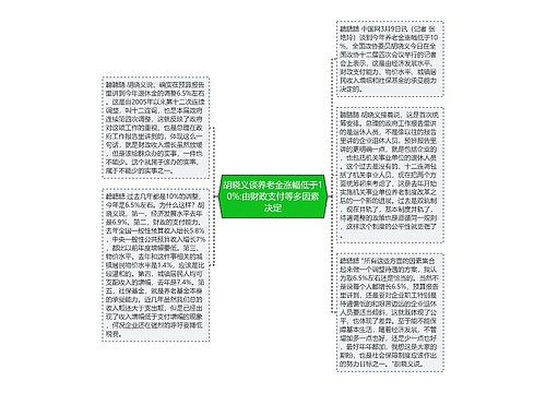 胡晓义谈养老金涨幅低于10%:由财政支付等多因素决定