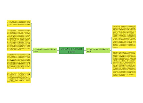 被征地农转非人员可申请小额贷款