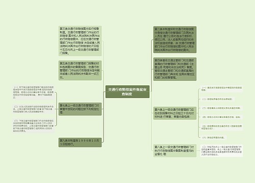 交通行政赔偿案件备案审查制度 