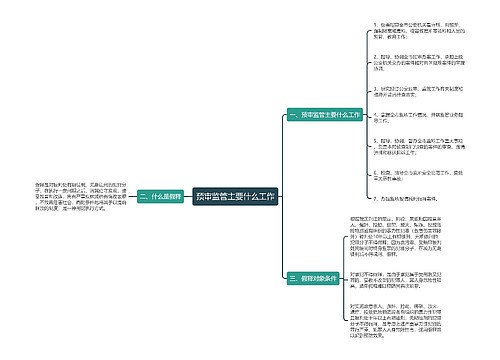 预审监管主要什么工作