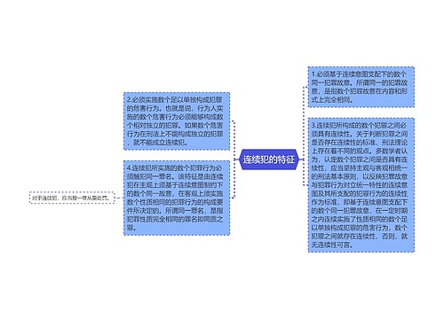 连续犯的特征