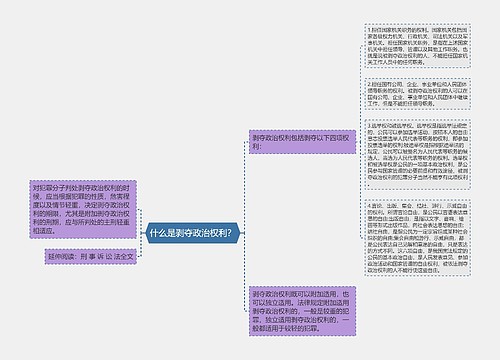 什么是剥夺政治权利？