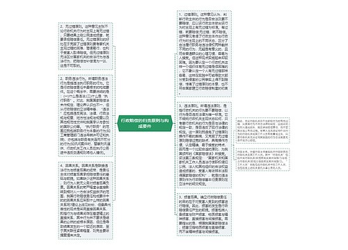 行政赔偿的归责原则与构成要件