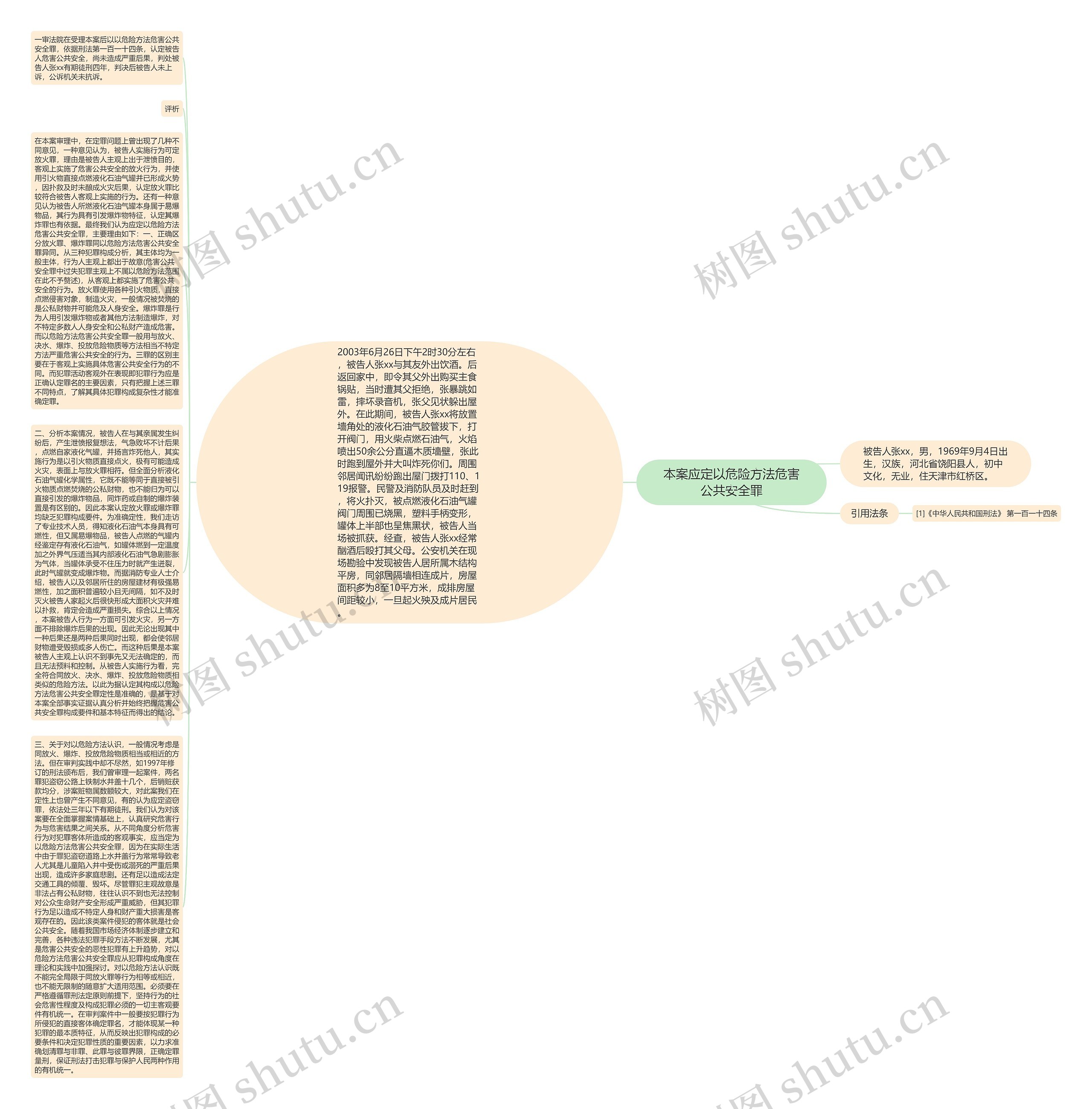 本案应定以危险方法危害公共安全罪思维导图