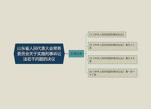 山东省人民代表大会常务委员会关于实施刑事诉讼法若干问题的决议