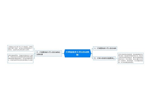 打架案底多久可以自动消除