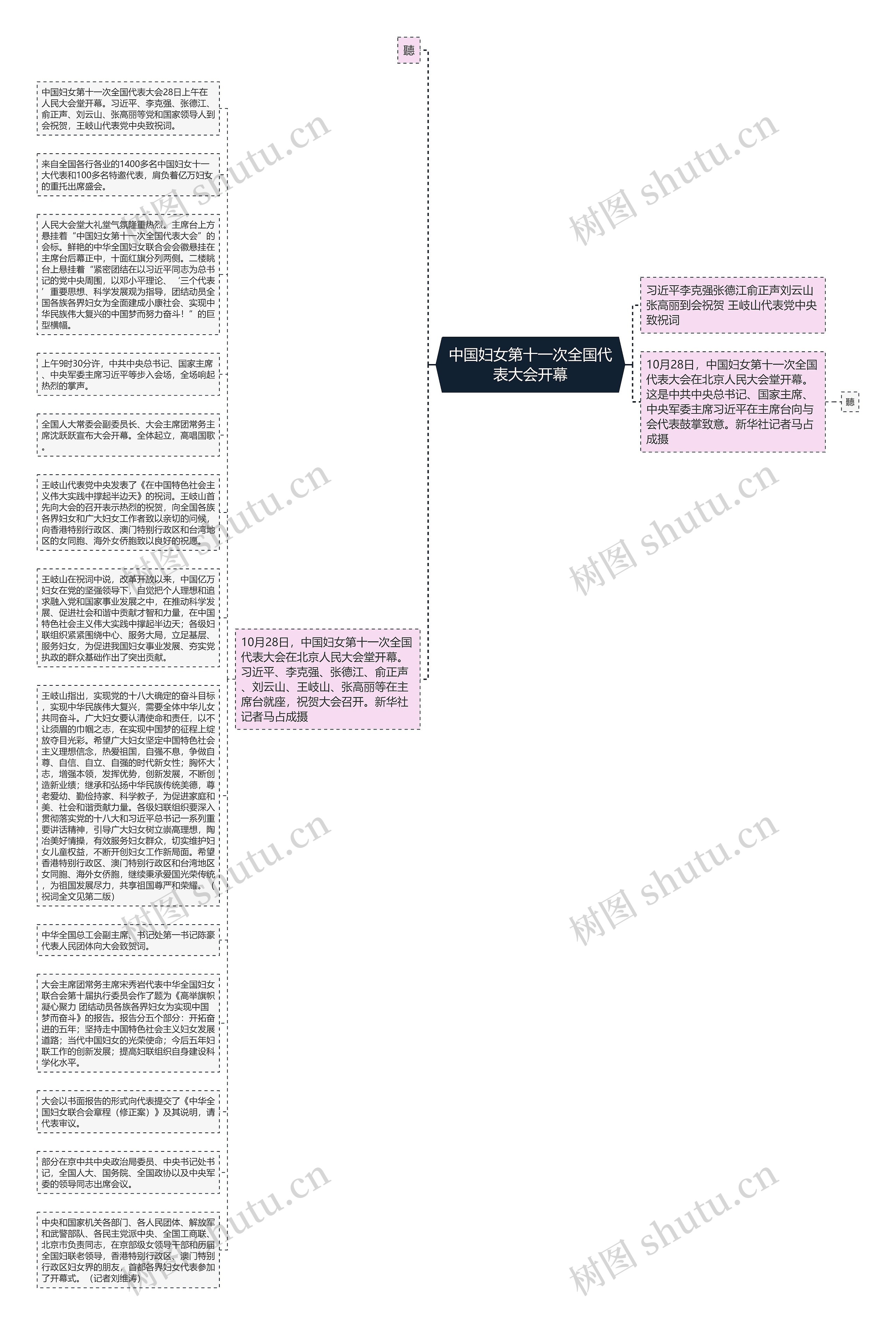 中国妇女第十一次全国代表大会开幕