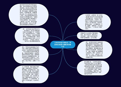 公务员考试时政热点：罚款特色班规充满教育浮躁气息