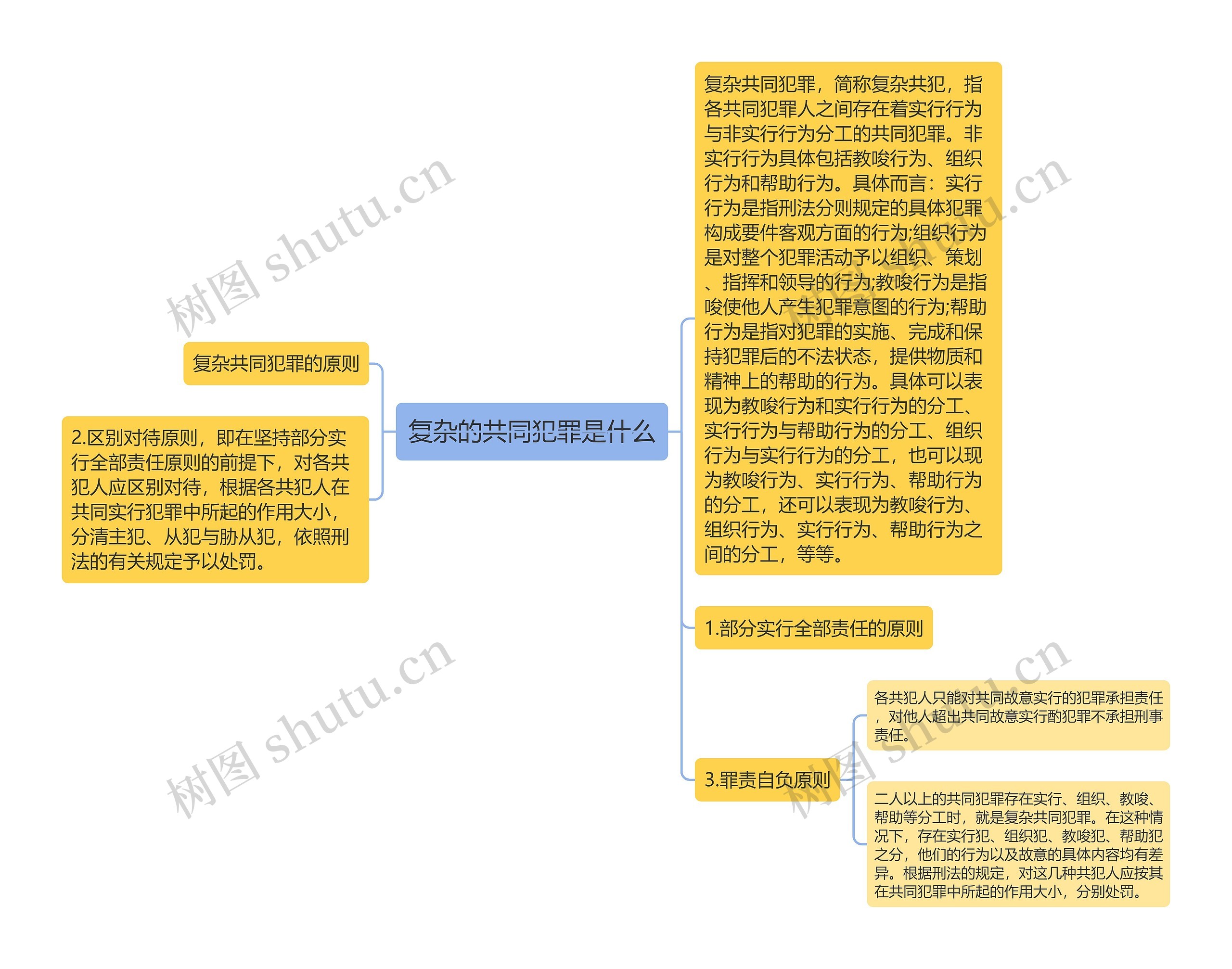 复杂的共同犯罪是什么思维导图