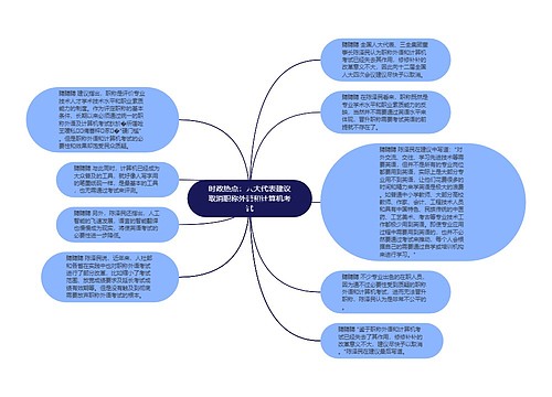 时政热点：人大代表建议取消职称外语和计算机考试