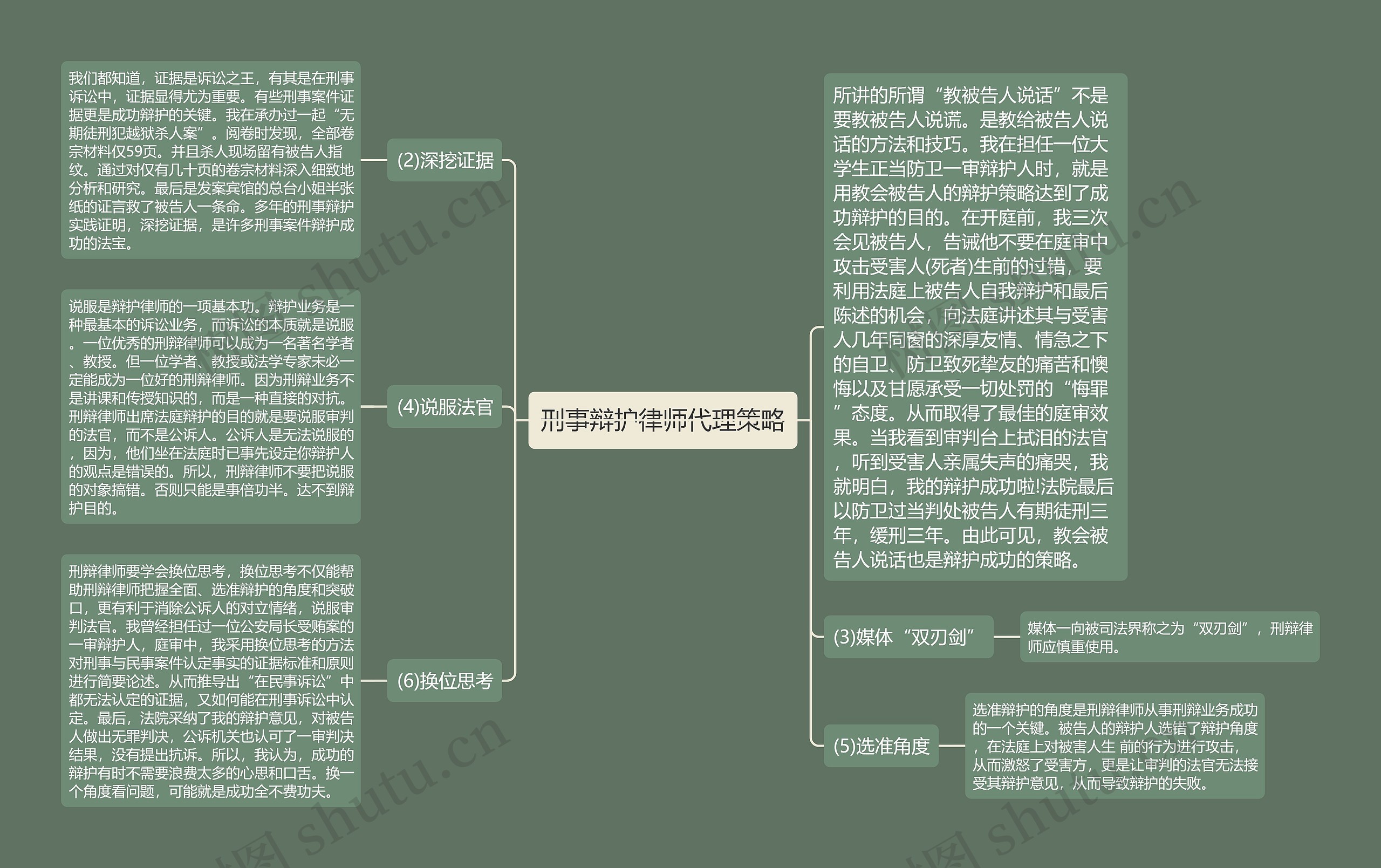 刑事辩护律师代理策略