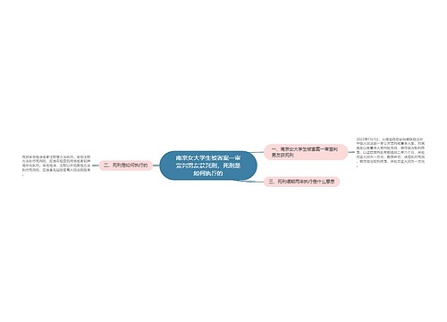 南京女大学生被害案一审宣判男友获死刑，死刑是如何执行的