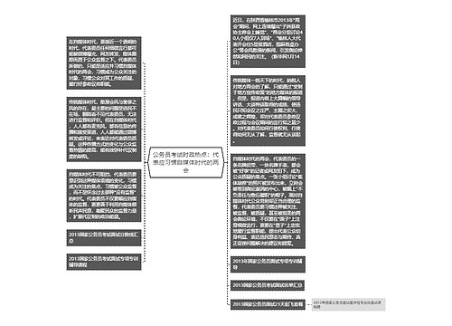 公务员考试时政热点：代表应习惯自媒体时代的两会