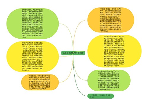 为鱼类资源利用开辟新路