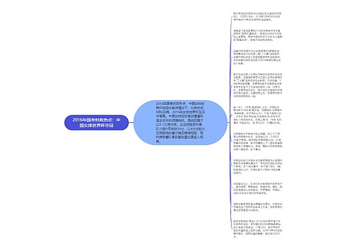 2016年国考时政热点：中国女排世界杯夺冠